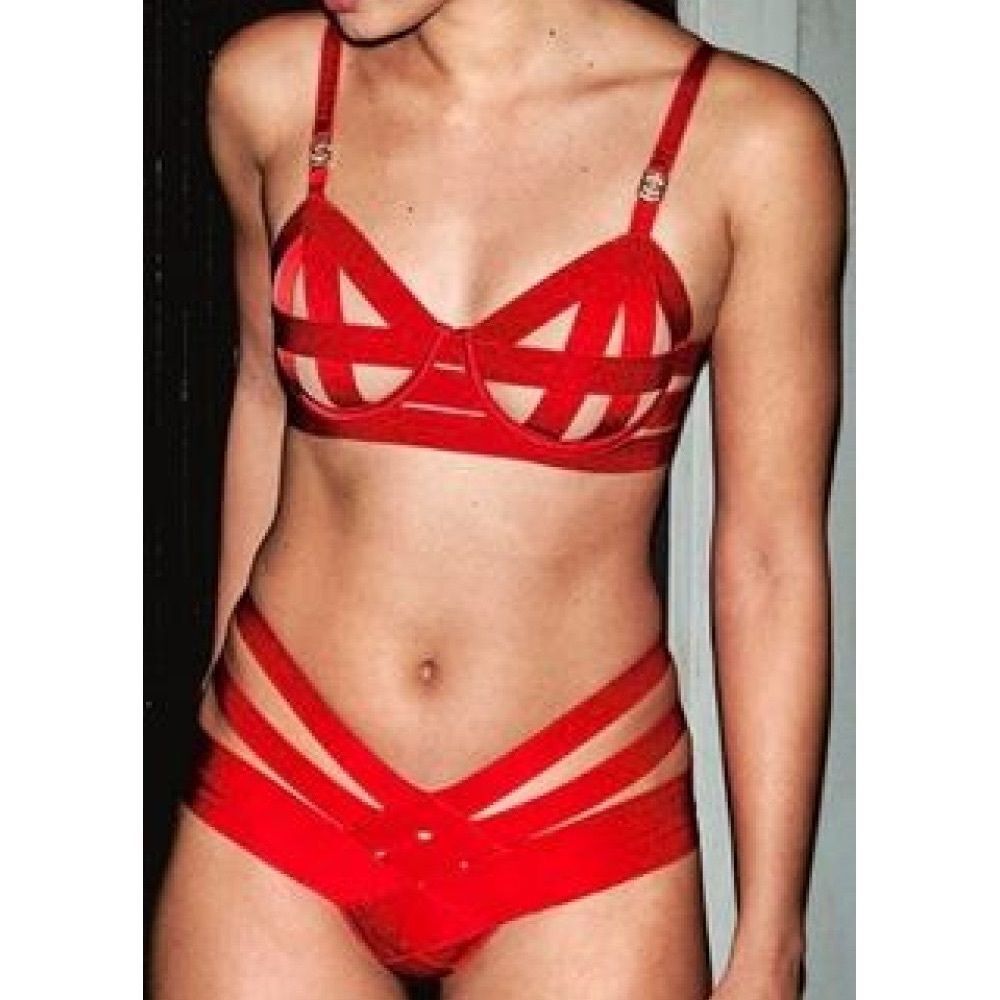 Victoria’s Secret Luxe Seriously sexy Set Strappy Balconette bra & Cheeky panty